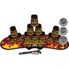 Speed Stacks Competitor - Black Flame | 12 Cups, Holding stem with GX Timer and Mat | Sport Stacking