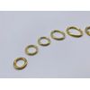 Solid Brass O-Rings for Leather Craft, 10 Pack, Small to Large Sizes (12mm)