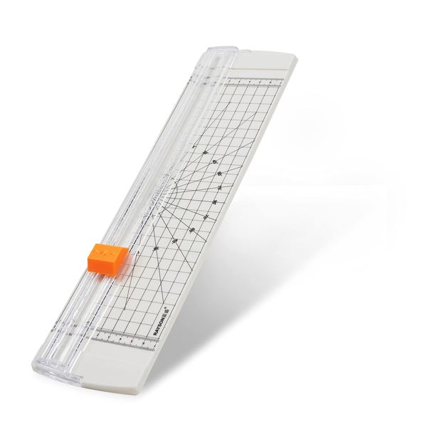 Rayson RC4000W-US Paper Cutter Trimmer, A4 Size (12 inch) Paper Cutter for Coupon, Craft Paper and Photos (White)