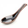 Black Ceramic Japanese Soup Spoon