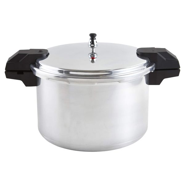 Mirro 92116 Polished Aluminum 5 / 10 / 15-PSI Pressure Cooker / Canner Cookware, 16-Quart, Silver