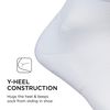 Feetures Unisex High Performance Cushion Quarter Sock (Medium, White)