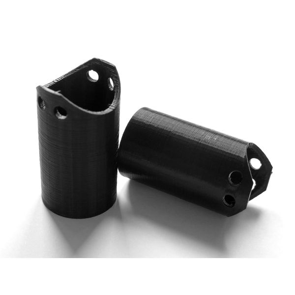 TorqueTech 2x Drop Bars Racing Handlebar Adapter Bracket for Throttle/Button/Switch