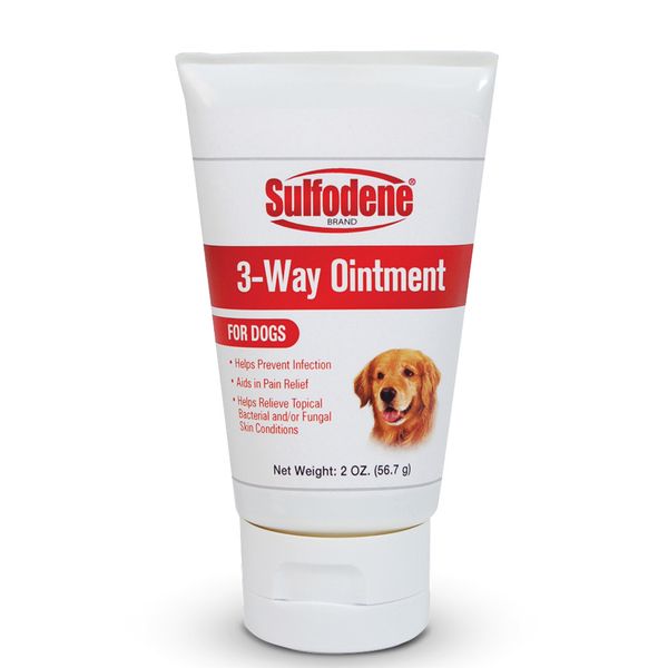 Sulfodene Brand 3-Way Ointment For Dogs Cuts Scrapes Bites Abrasions Irritation