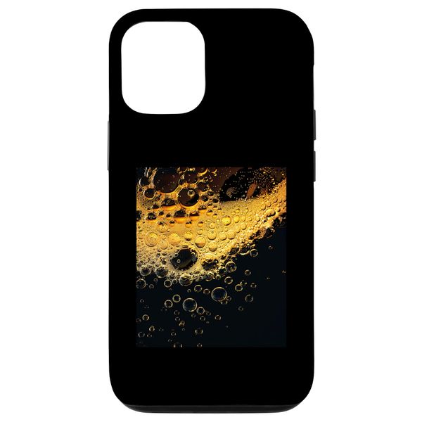 iPhone 15 Pro Beer Foam Macro Photography Case