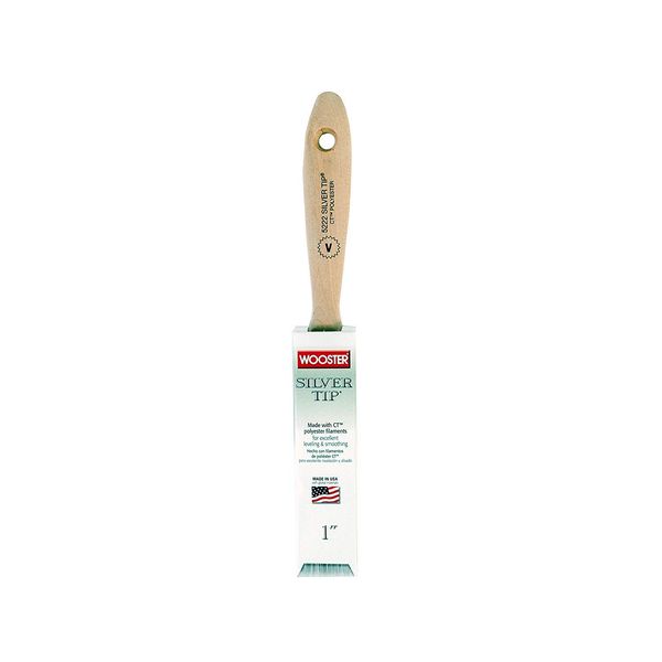 Wooster Brush E5222-1 Silver Tip Varnish Paintbrush, 1-Inch Size