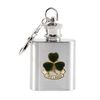 Ireland Shamrock 1oz Keyring Hip Flask