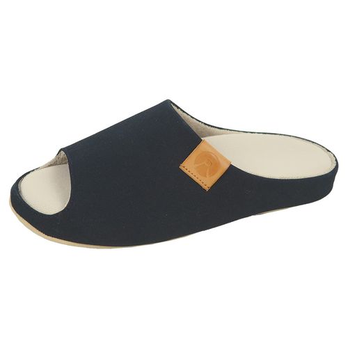 Rigetta SMS192 CHR003 Slippers, Stylish, Room Sandals, Rigeppa, Halnuts, Tsukkake, Petanko, Office, Indoor Wear, Comfort Sandals, Health Sandals, Women's, navy