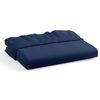 Fitted Sheet 25CM Deep Navy Blue Double Bed Sheet Hotel Quality Microfiber (Navy Blue, Double 25CM)