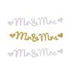 Mr & Mrs Garland 90 cm x 11 cm White