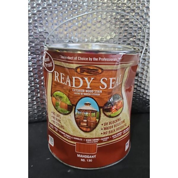 READY SEAL EXTERIOR WOOD STAIN MAHOGANY NO.130 ~ 1GALLON