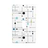 Atomic Mid Century Geometry Rustic Modern Black Decor Print Light Switch Plate Cover Plastic Wall Plates (Single Gang Toggle Switch)