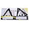 VGEBY 6Pcs Billiards Triangle Ball Rack, Ball Holder Positioning Billiard Table Pool Cue Accessory