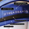 Treadbands Low Profile Tieback Non Slip Headband - Solid Colors (Navy)