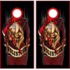 Bulldog Firefighter cornhole board wrap decals sticker vinyl wraps