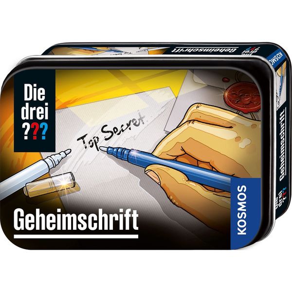 Die drei ??? Secret Script by Kosmos, Detective Gadget, Detective Toy, Agent Equipment for Children from 8 Years, Die drei Question Mark Toy, Detective Equipment, Detective Set