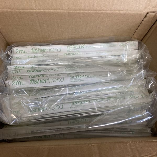 Fisher Scientific Serological Pipette 2 ml Total of 350 Pipets