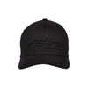 Alpinestars Men's Curved Bill Structured Crown Flex Back 3D Embroidered Logo Flexfit Hat