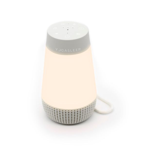 Yogasleep Baby Soother White Noise Sound Machine & Night Light, with Voice Recording & 5 Sound Options Including Brown Noise, Nature Sounds & Lullabies, Noise Cancelling & Sleep Aid, Registry Gift