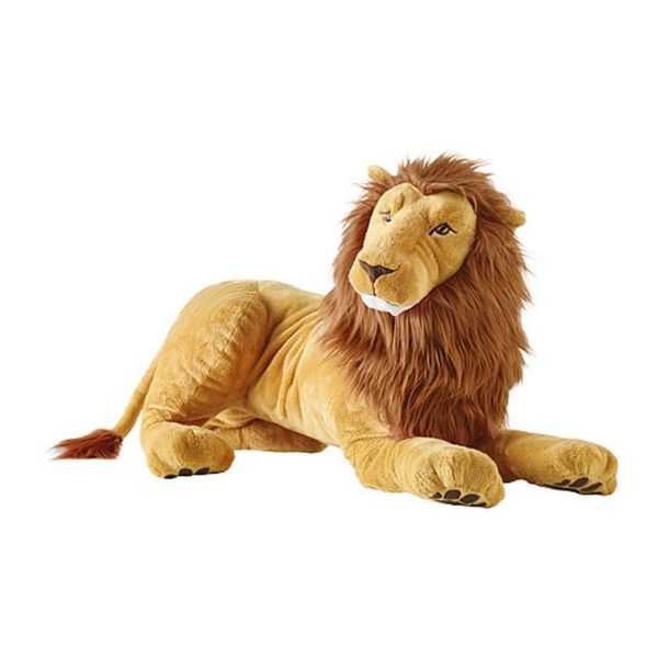 Ikea DJUNGELSKOG: Soft Toy 27.6 inches (70 cm) Lion (604.028.34)