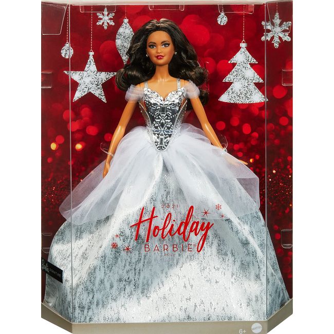 Barbi Barbie Signature 2022 Holiday Collectible, Exclusive Red Hair, Doll  Stand, Displayable Packaging, Collector Gift