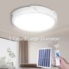 2 pcs Solar Power Ceiling Pendant Light Remote Control indoor/Outdoor Waterproof