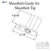 Shootbolt Guide Tip For Hex Shaped Shootbolts For Ashland and Marvin Locks