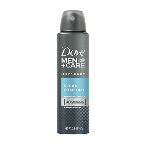 Dove Men+Care Dry Spray Antiperspirant Deodorant, Clean Comfort, 3.8 oz