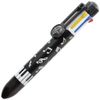 Pianoline 8 Colors Ballpoint Pen (Piano Keyboard & Music Note Pattern)