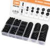 200pcs Rubber Grommet Firewall Hole Plug Electrical Wiring Gasket Assortment Kit