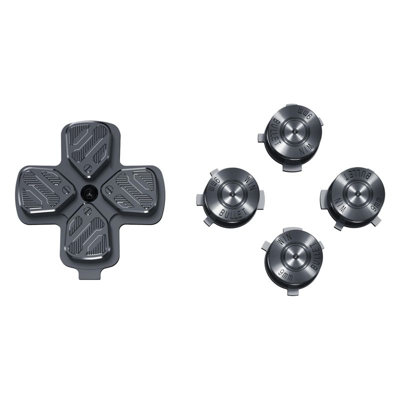 eXtremeRate Metal Dpad ABXY Buttons for PS5 Controller, Custom kit ...