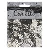 Silver/Black Happy Birthday Confetti