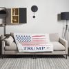 Trump USA Flag Throw Blanket
