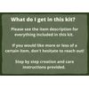 DIY Small Open Terrarium Starter Kit • With 2 Succulents