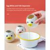 Ceramic Egg Yolk & White Separator - Portable Baking Tool