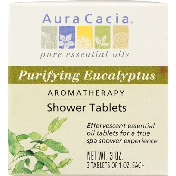 Aura Cacia Purifying Eucalyptus Aromatherapy Shower Tablets