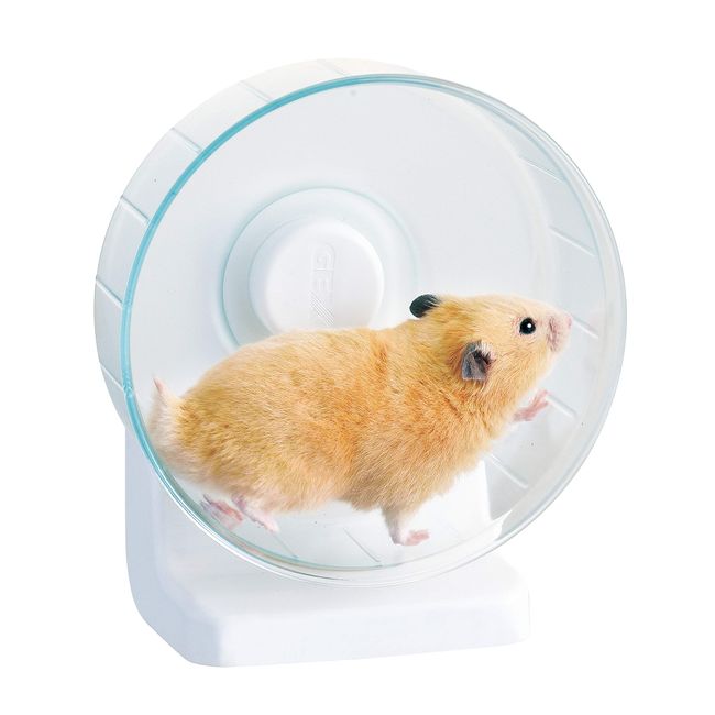 GEX Gex Harmony Wheel, Quiet Bearing, Clear Color, For Hamsters and Small Animals, 6.7 inches (17 cm)