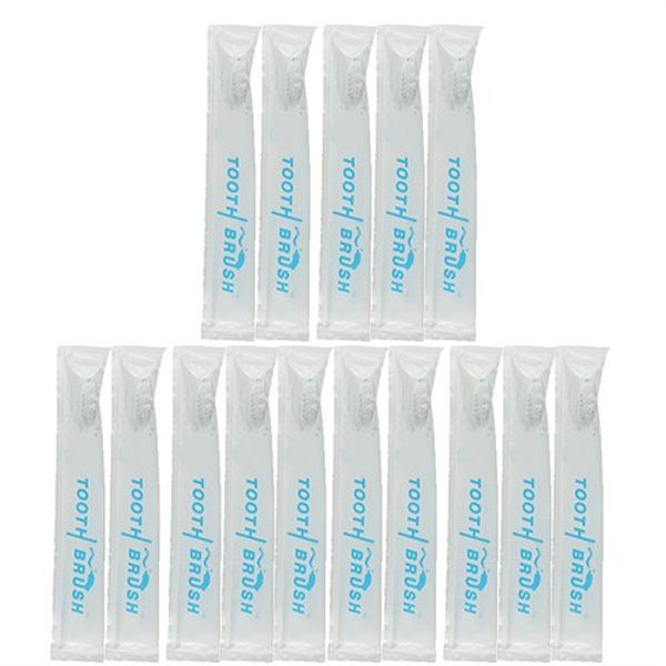 Commercial Use, Made in Japan, Disposable Powdered Toothbrush, Individual Packaging Type x 15 Pieces, Set | Hotel Amenities