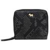 RADLEY Black Snake College Green Zip Around Purse