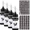 Temporary Art Painting Kit Semi Permanent Tattoo Ink Freehand Gel 103 Pcs Free Stencils, DIY Fake Freckles, Full Kit 3 Bottles