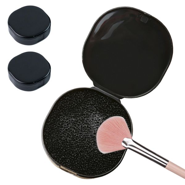 DEVENTORZ Makeup Brush Cleaner, Set of 2, Brush Cleaner, Makeup Brush, Cleaning, Dry Cleaning Sponge, Makeup Brush, Cleaning Sponge, Dry Cleaning Sponge, Dry Clean Box, Makeup Brush, Eye Shadow Brush,