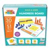 Junior Learning: Mathcubes - Hundreds Board - 30 Activity Set, Build & Learn, Blocks & Boards Hands On Math, Developmental & Education Set, Kids Ages 4+