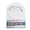 JoXiGo 2Pack Rimless Reading Glasses Super Lightweight Flexible Frame + Glasses Strap,Grey+Silver+3.0