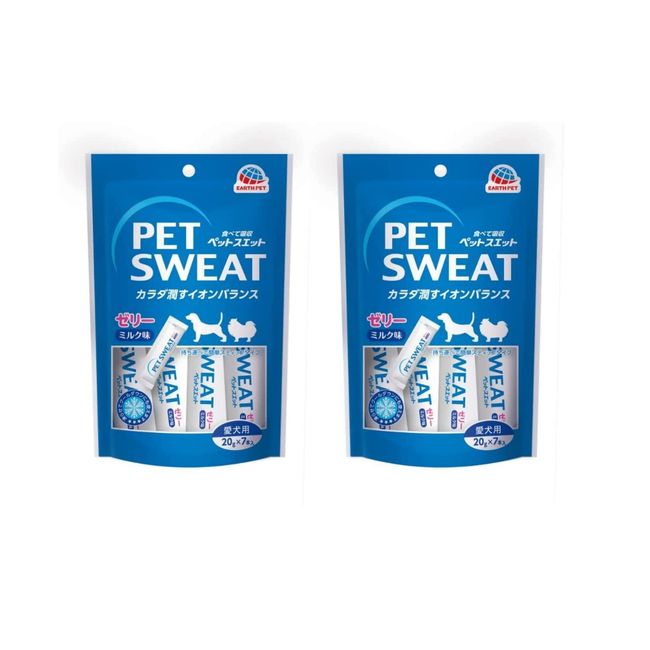 Earth Pet Co., Ltd. Pet Sweat Jelly for Your Dog, Set of 2