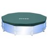 Intex 10ft Round Swimming Pool Cover & Easy Set 10ft x 30in Inflatable Pool