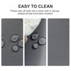 DWCN Wipe Clean Tablecloth Wipeable Tablecloths Grey Table Cloth Waterproof Tablecloth Table Cloths Rectangle 140x200cm(55x79in) Polyester