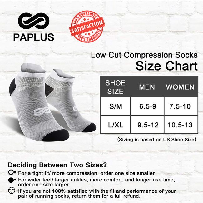 Men's Low Cut Compression Socks, Running