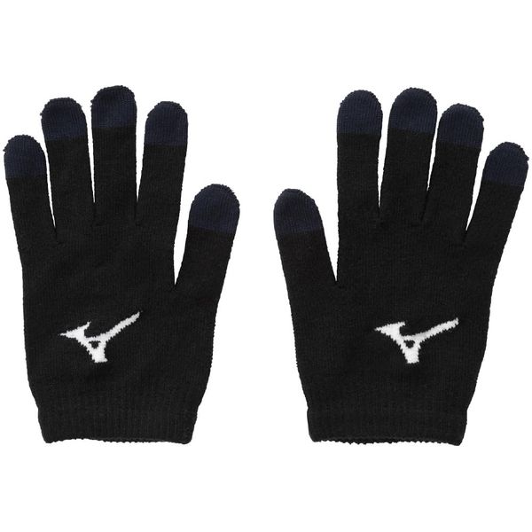 Mizuno V2MYA500 Volleyball Wear, Novinobi Gloves, Black x White, Free, multicolor (black / white)