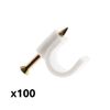 Zenitech – Bag of 100 Cable Clips