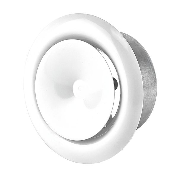 Steinberg14 White 100mm Air Supply Valve - 4 inch Extractor Fan Vent ...